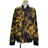 ヴェルサーチ VERSACE バロック総柄ジャケット 76GAS07 イエロー ポリエステル メンズ その他アウター