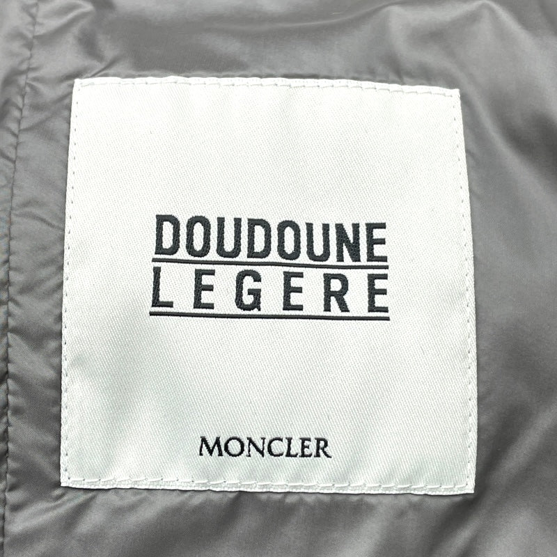 モンクレール MONCLER BOEDIC ファー付ダウンコート F20931C20202 グレー ナイロン レディース ダウンジャケット