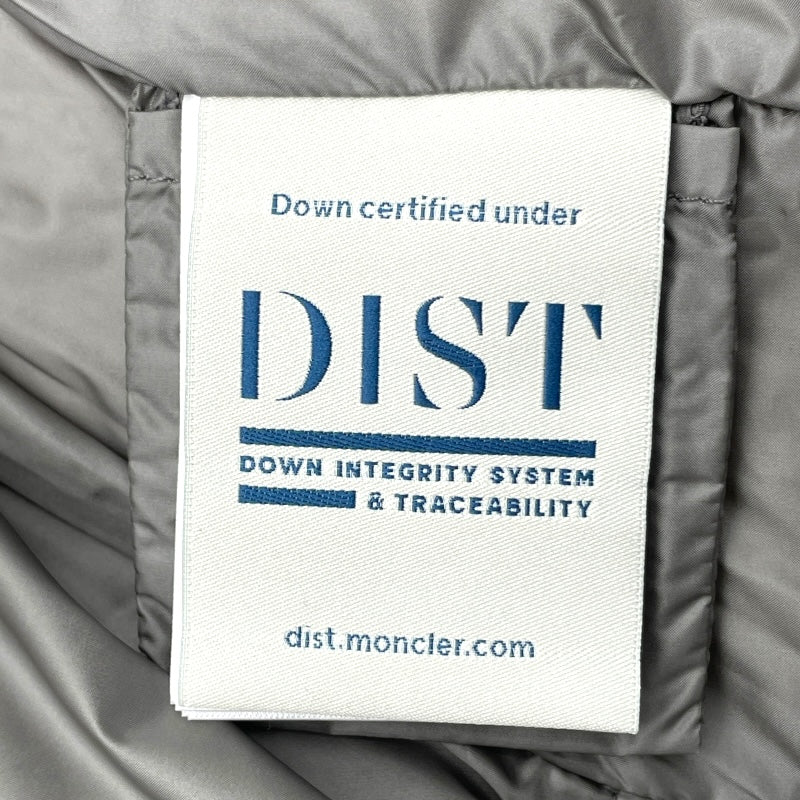モンクレール MONCLER BOEDIC ファー付ダウンコート F20931C20202 グレー ナイロン レディース ダウンジャケット