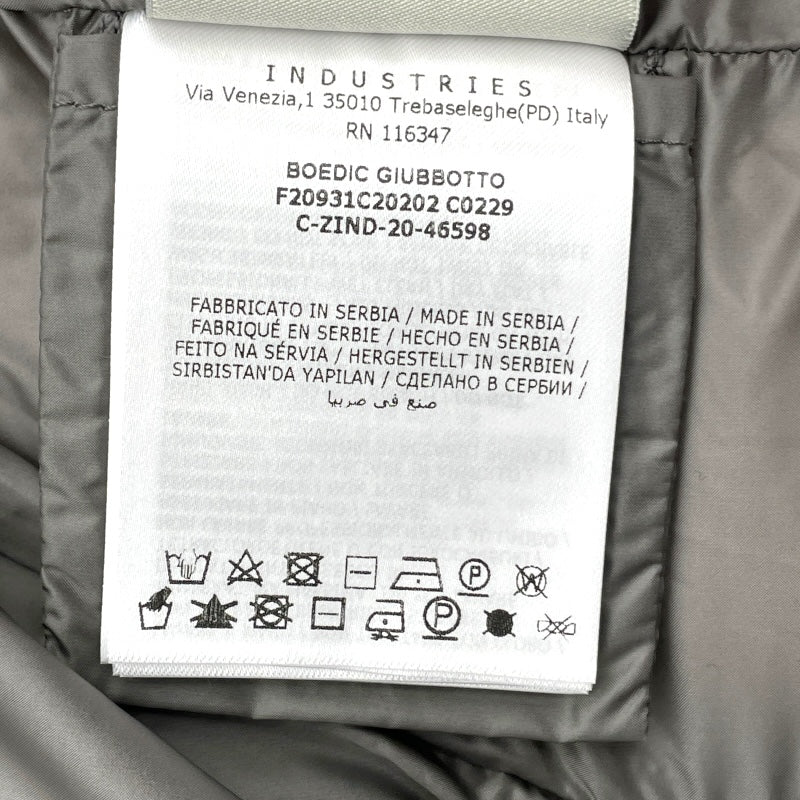 モンクレール MONCLER BOEDIC ファー付ダウンコート F20931C20202 グレー ナイロン レディース ダウンジャケット