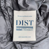 モンクレール MONCLER HERMIFUR ファー付ダウンコート D20934990015 グレー ナイロン レディース ダウンジャケット