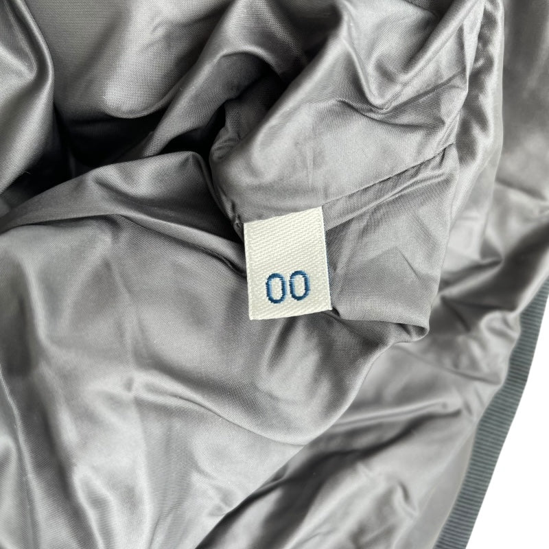 モンクレール MONCLER HERMIFUR ファー付ダウンコート D20934990015 グレー ナイロン レディース ダウンジャケット