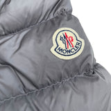 モンクレール MONCLER HERMIFUR ファー付ダウンコート D20934990015 グレー ナイロン レディース ダウンジャケット