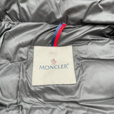 モンクレール MONCLER HERMIFUR ファー付ダウンコート D20934990015 グレー ナイロン レディース ダウンジャケット