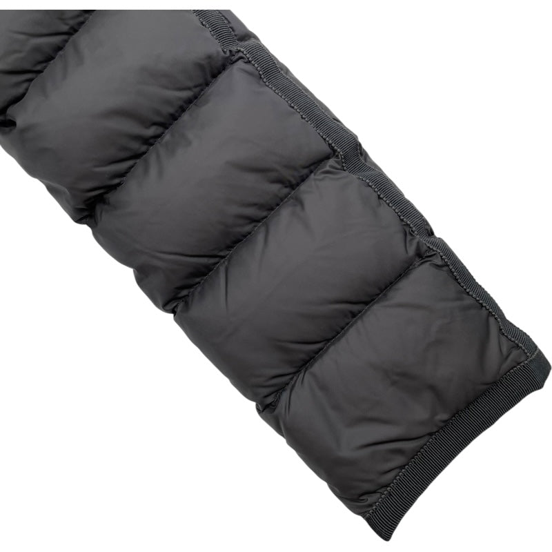 モンクレール MONCLER HERMIFUR ファー付ダウンコート D20934990015 グレー ナイロン レディース ダウンジャケット