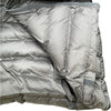 モンクレール MONCLER HERMIFUR ファー付ダウンコート D20934990015 グレー ナイロン レディース ダウンジャケット