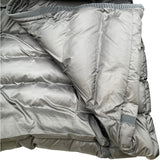 モンクレール MONCLER HERMIFUR ファー付ダウンコート D20934990015 グレー ナイロン レディース ダウンジャケット