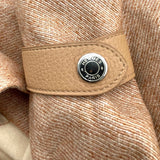 エルメス HERMES レザーベルト装飾カシミヤロングコート ベージュ キャメル レディース その他アウター