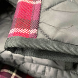 クリスチャン・ディオール Christian Dior チェック切替マクロカナージュジャケット 351C56A1463 ブラック/レッド ウール レディース その他アウター