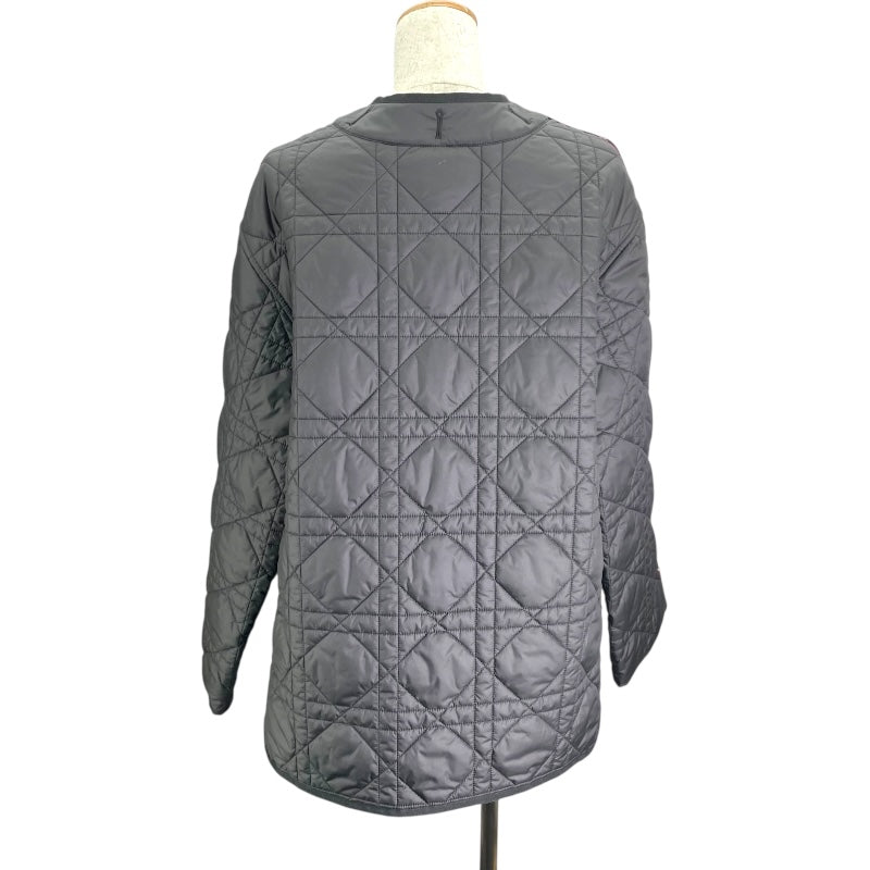 クリスチャン・ディオール Christian Dior チェック切替マクロカナージュジャケット 351C56A1463 ブラック/レッド ウール レディース その他アウター