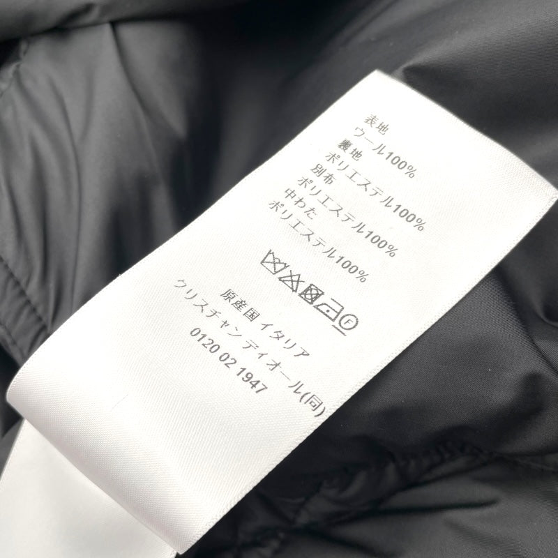 クリスチャン・ディオール Christian Dior チェック切替マクロカナージュジャケット 351C56A1463 ブラック/レッド ウール レディース その他アウター