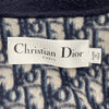 クリスチャン・ディオール Christian Dior オブリーク総柄ダブルフェイスロングコート 110M32A1375 ネイビー ウール レディース その他アウター