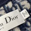 クリスチャン・ディオール Christian Dior オブリーク総柄ダブルフェイスロングコート 110M32A1375 ネイビー ウール レディース その他アウター