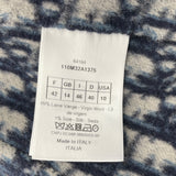 クリスチャン・ディオール Christian Dior オブリーク総柄ダブルフェイスロングコート 110M32A1375 ネイビー ウール レディース その他アウター