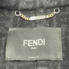 フェンディ FENDI ミンクファーウールロングコート FNF52M ブラック ウール レディース その他アウター