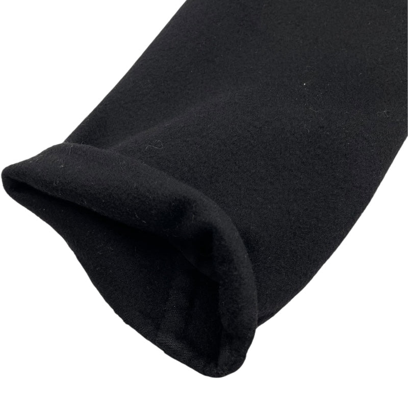 セリーヌ CELINE カシミヤ混ノーカラーコート ブラック 毛 レディース その他アウター