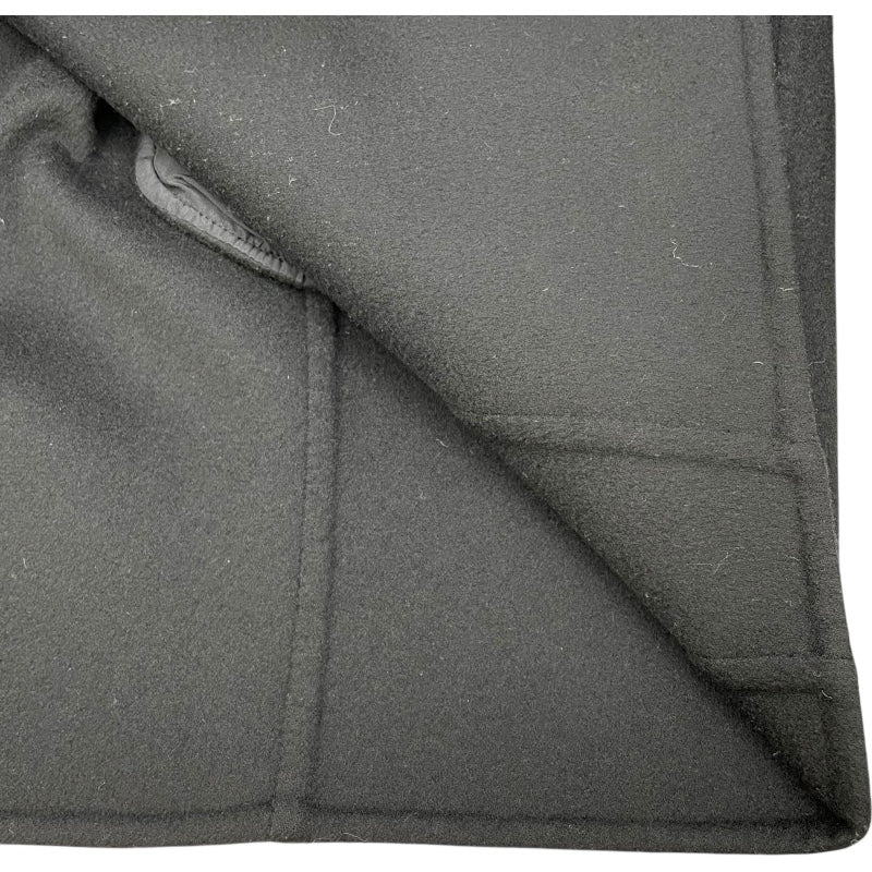 セリーヌ CELINE カシミヤ混ノーカラーコート ブラック 毛 レディース その他アウター