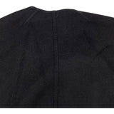 セリーヌ CELINE カシミヤ混ノーカラーコート ブラック 毛 レディース その他アウター