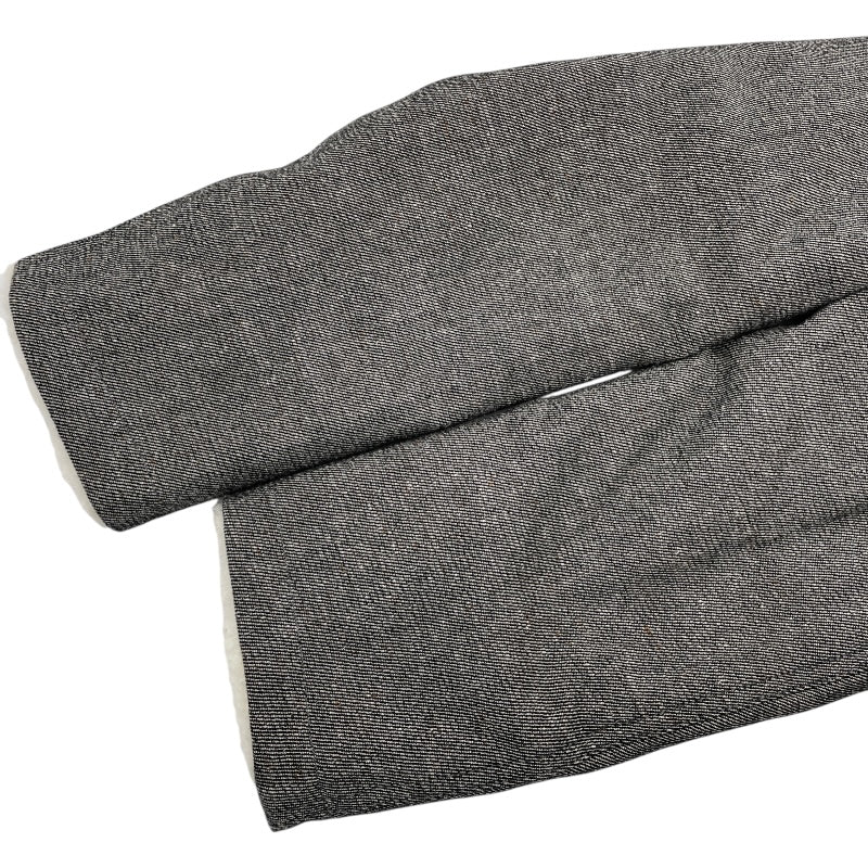 クリスチャン・ディオール Christian Dior BEE刺繍ボア切替ジャケット 157V54A3439 グレー コットン レディース その他アウター