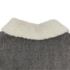 クリスチャン・ディオール Christian Dior BEE刺繍ボア切替ジャケット 157V54A3439 グレー コットン レディース その他アウター