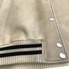 プラダ PRADA ヴィンテージ加工レザーボンバージャケット 58A190 ベージュ レザー メンズ スタジャン