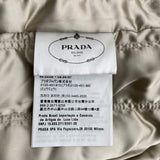 プラダ PRADA ヴィンテージ加工レザーボンバージャケット 58A190 ベージュ レザー メンズ スタジャン
