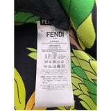 フェンディ FENDI フラワー総柄ジャケット FJ7079 グリーン ポリウレタン樹脂 メンズ