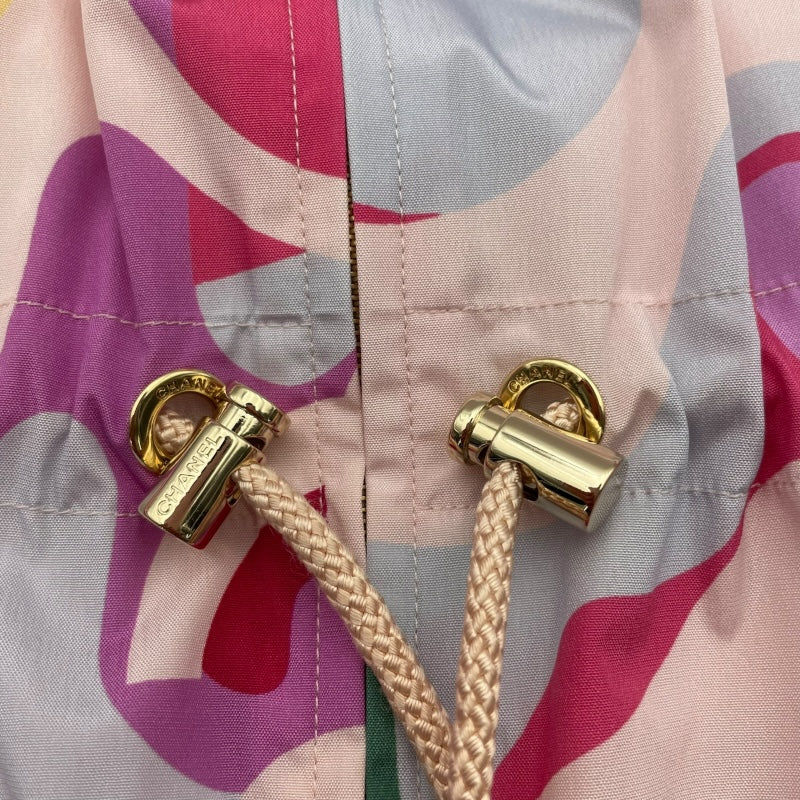 シャネル CHANEL 総柄シルクコート P70193 マルチカラー シルク  