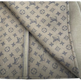 ルイ・ヴィトン LOUIS VUITTON レザートリムベルテッドラップコート ブラウン ウール レディース その他アウター