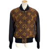 ルイ・ヴィトン LOUIS VUITTON ジャイアントモノグラムボンバージャケット FMJA15 ブラウン ウール レディース ブルゾン