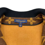 ルイ・ヴィトン LOUIS VUITTON ジャイアントモノグラムボンバージャケット FMJA15 ブラウン ウール レディース ブルゾン
