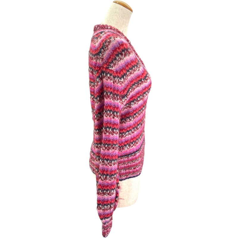 シャネル CHANEL アルパカ混ボーダーニットセーター P72980 マルチ  