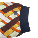 ルイ・ヴィトン LOUIS VUITTON モヘア混レザーパッチニットセーター FNKL77 ブラウン ウール レディース セーター