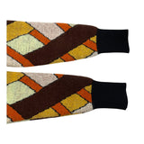 ルイ・ヴィトン LOUIS VUITTON モヘア混レザーパッチニットセーター FNKL77 ブラウン ウール レディース セーター