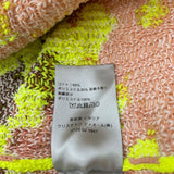 クリスチャン・ディオール Christian Dior 総柄グラデーションニットセーター 283M652AT254 イエロー コットン メンズ セーター