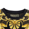 ヴェルサーチ VERSACE FENDACE 総柄スウェットシャツ FY0178 イエロー コットン メンズ スウェット