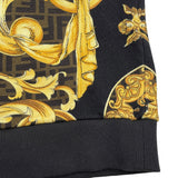 ヴェルサーチ VERSACE FENDACE 総柄スウェットシャツ FY0178 イエロー コットン メンズ スウェット