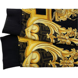 ヴェルサーチ VERSACE FENDACE 総柄スウェットシャツ FY0178 イエロー コットン メンズ スウェット