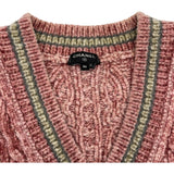 シャネル CHANEL 31ワッペンケーブルニットセーター P73532 ピンク ビスコース レディース セーター