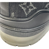 ルイ・ヴィトン LOUIS VUITTON トレイナーライン モノグラムデニムスニーカー FD0273 ブラック デニム メンズ スニーカー