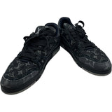 ルイ・ヴィトン LOUIS VUITTON トレイナーライン モノグラムデニムスニーカー FD0273 ブラック デニム メンズ スニーカー