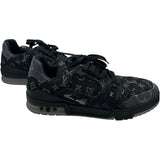 ルイ・ヴィトン LOUIS VUITTON トレイナーライン モノグラムデニムスニーカー FD0273 ブラック デニム メンズ スニーカー