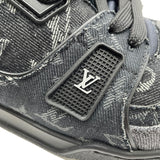 ルイ・ヴィトン LOUIS VUITTON トレイナーライン モノグラムデニムスニーカー FD0273 ブラック デニム メンズ スニーカー