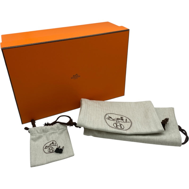 エルメス HERMES グロリアス40 ヒールローファー 231167Z ブラック レザー レディース ローファー