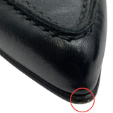 エルメス HERMES グロリアス40 ヒールローファー 231167Z ブラック レザー レディース ローファー