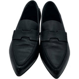 エルメス HERMES グロリアス40 ヒールローファー 231167Z ブラック レザー レディース ローファー