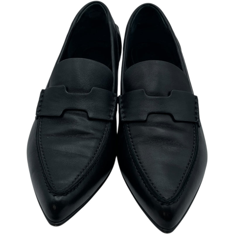 エルメス HERMES グロリアス40 ヒールローファー 231167Z ブラック レザー レディース ローファー