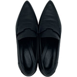 エルメス HERMES グロリアス40 ヒールローファー 231167Z ブラック レザー レディース ローファー