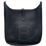 エルメス HERMES エヴリン3PM T刻印　(2015年製) ブラック　シルバー金具 トリヨンクレマンス レディース ショルダーバッグ