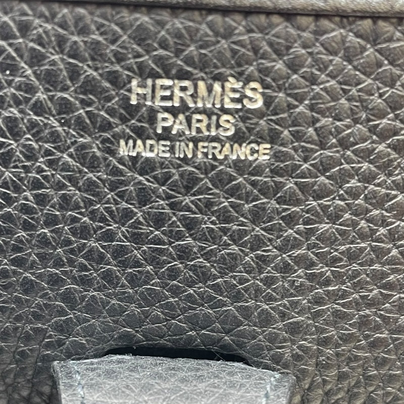 エルメス HERMES エヴリン3PM T刻印　(2015年製) ブラック　シルバー金具 トリヨンクレマンス レディース ショルダーバッグ